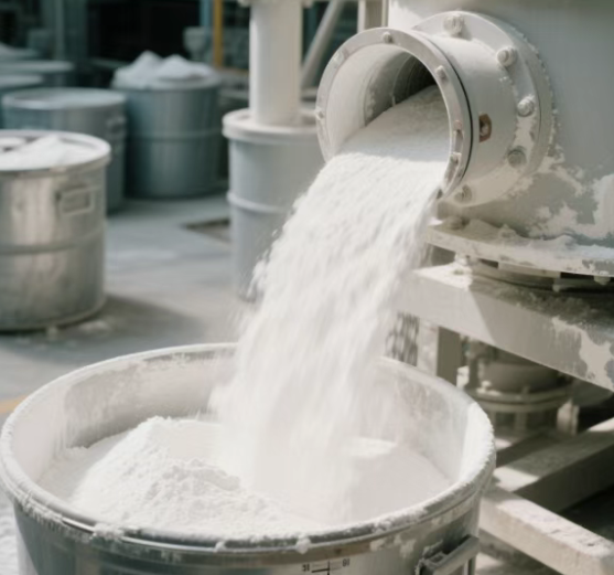 改性后的粉體在噴霧干燥后還會團聚